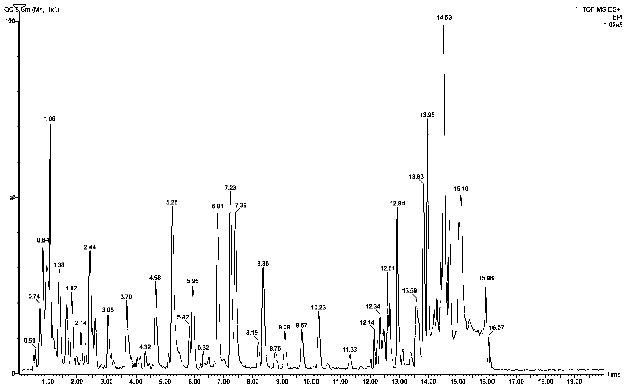 Cold-coagulation-blood-stasis-syndrome-resistant differential metabolite metabolic pathway and study method of Chinese angelica-based cold-coagulation blood-stasis treatment decoction