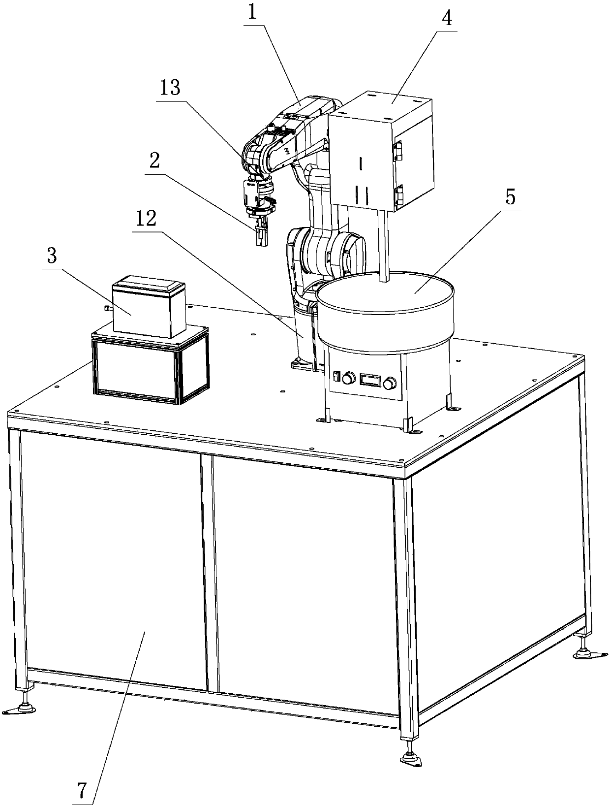 Fully-automatic cotton candy maker with intelligent robot