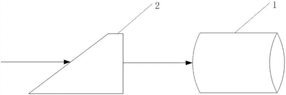 Wedge mirror laser speckle eliminating device, laser light source and laser display system