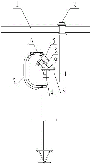 A tilting wheel type turning device