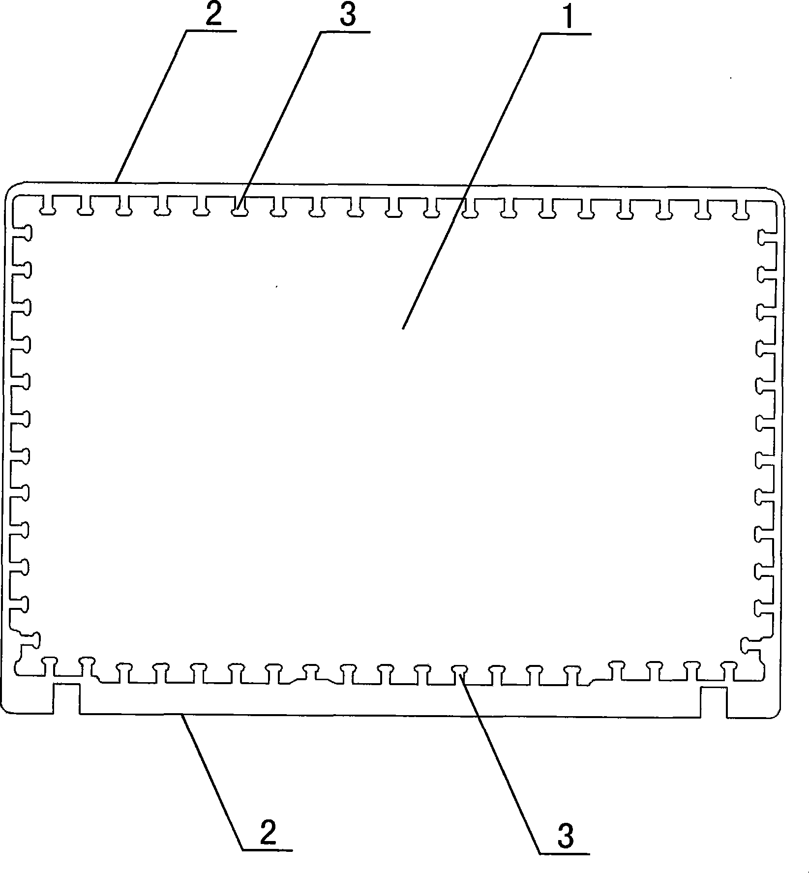 Upper casing of portable computer of magnalium material and plastic and preparation thereof