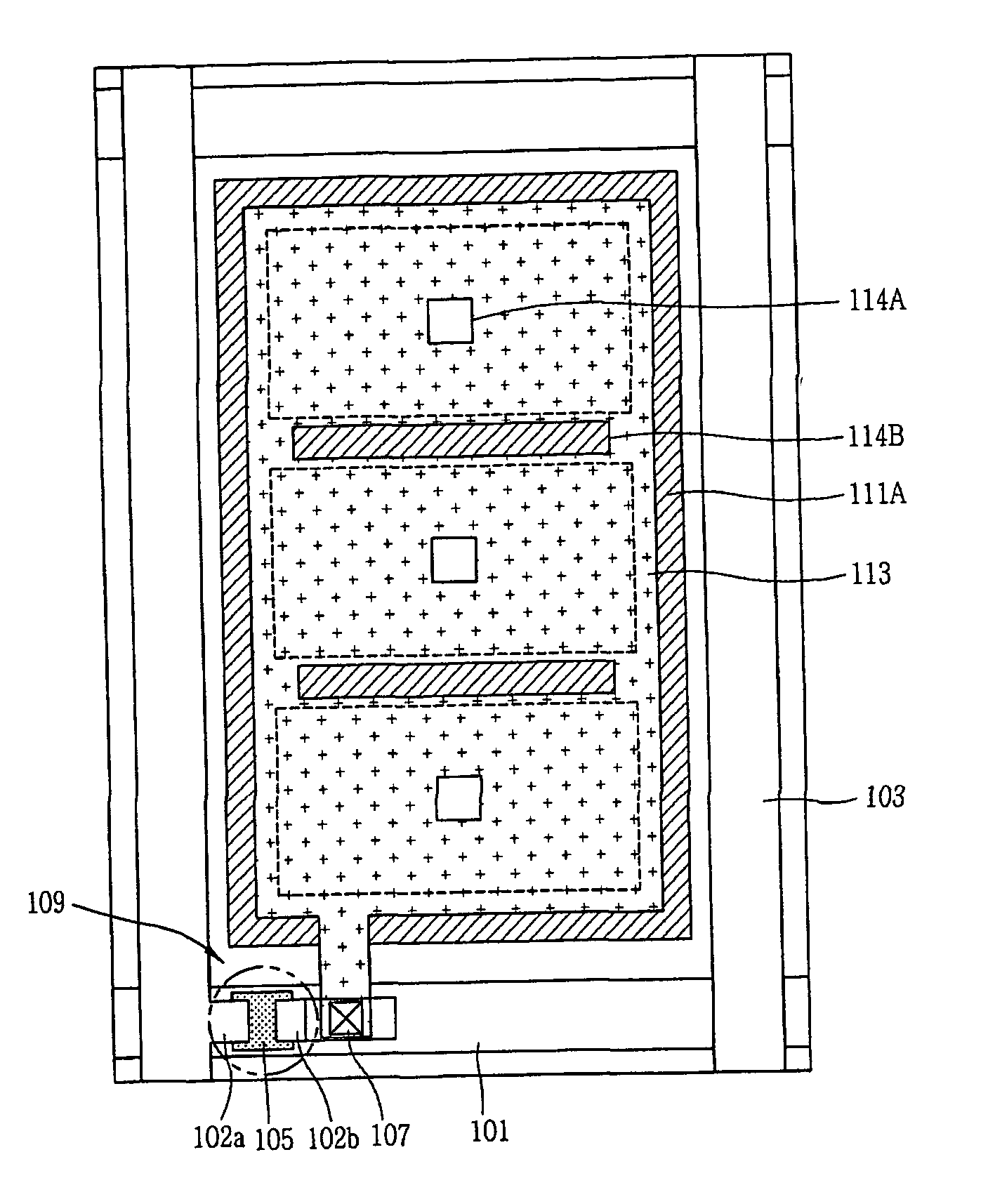 Multi-domain liquid crystal display device and fabrication method thereof