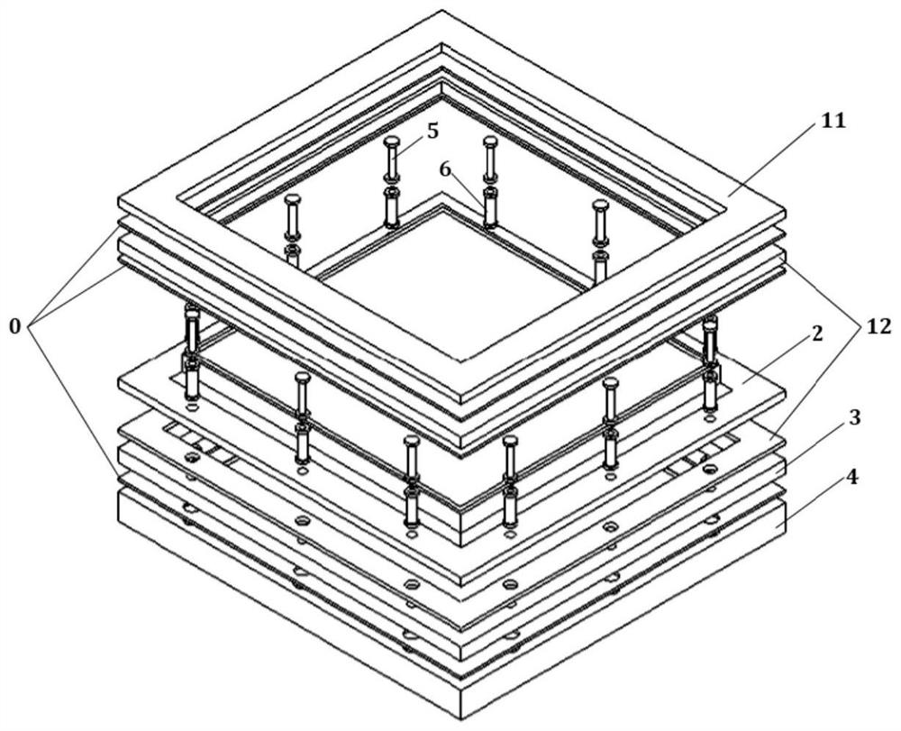 A thermal protection structure with integrated functions of bearing/heat protection/power supply