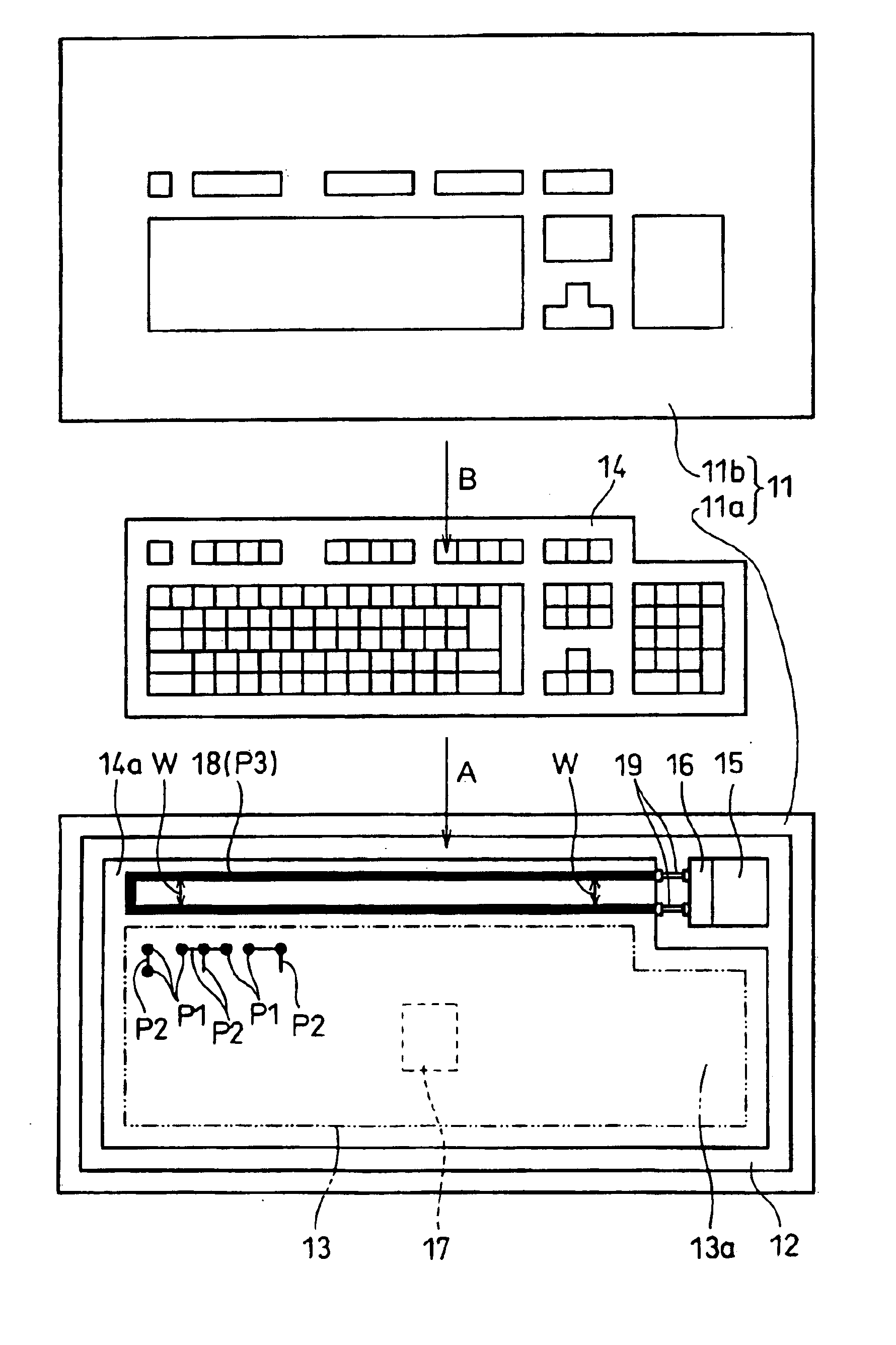 Wireless keyboard