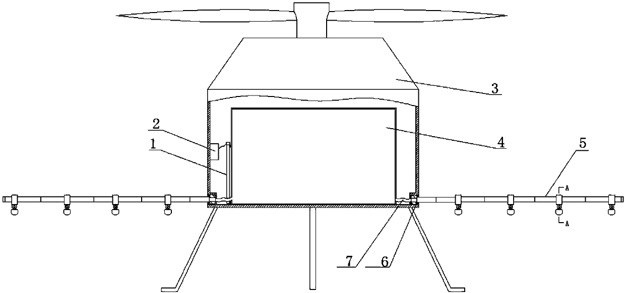 Plant-protecting unmanned aerial vehicle used for agriculture