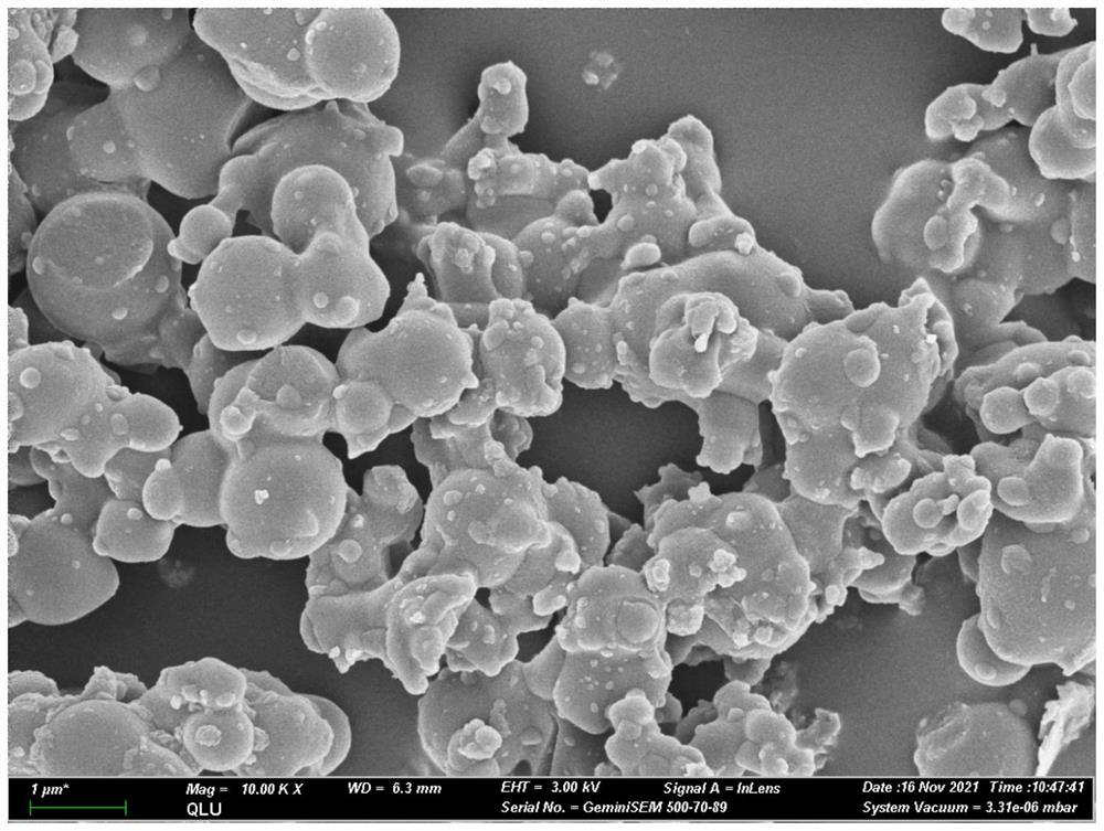 Solid phosphazene compound, preparation method and application