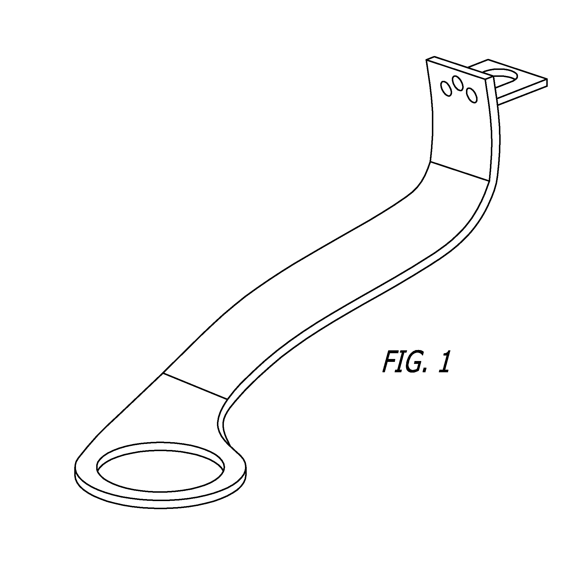 Aircraft tire pressure loop link