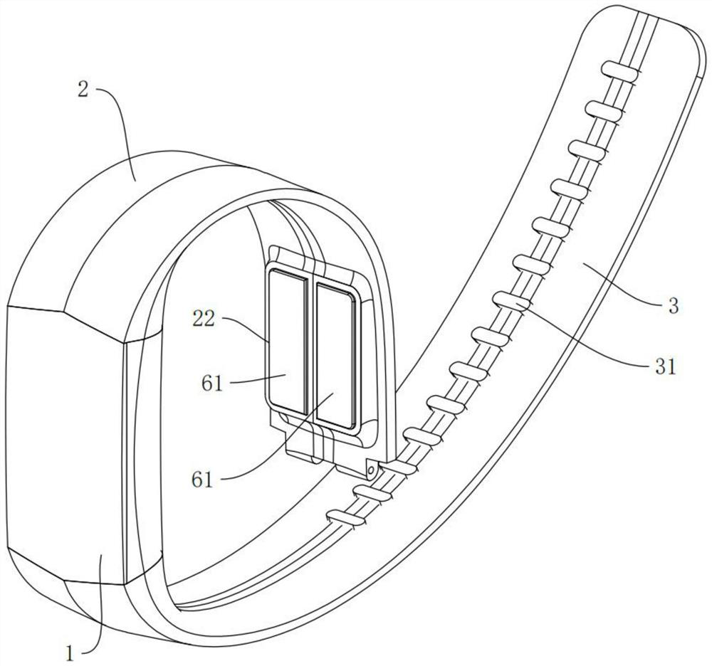 Wristband watchband with conductive function