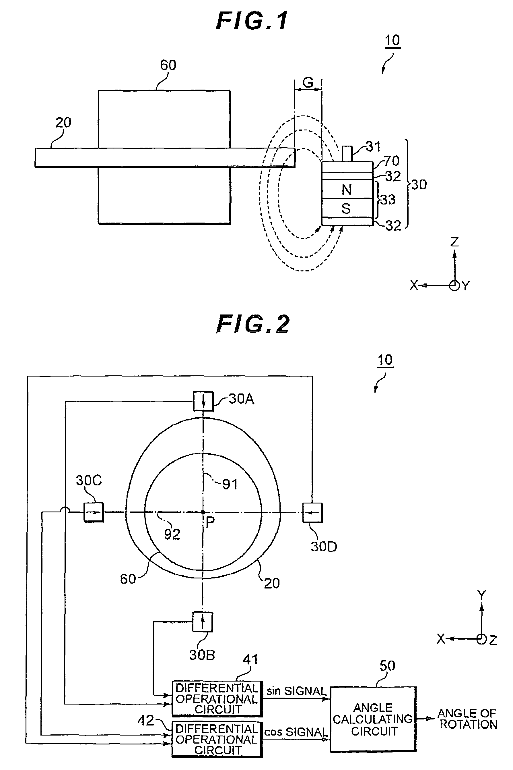 Angle detecting apparatus and angle detecting method