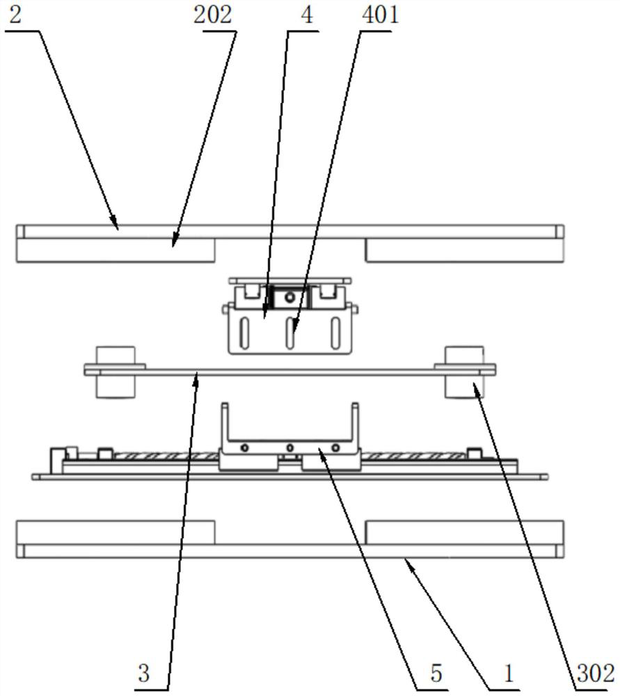 Double-curved-surface isolation platform