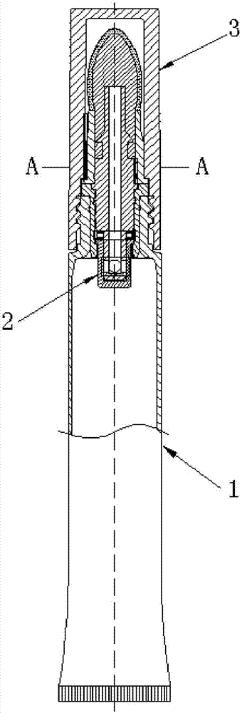 Rotary discharging type cosmetic container