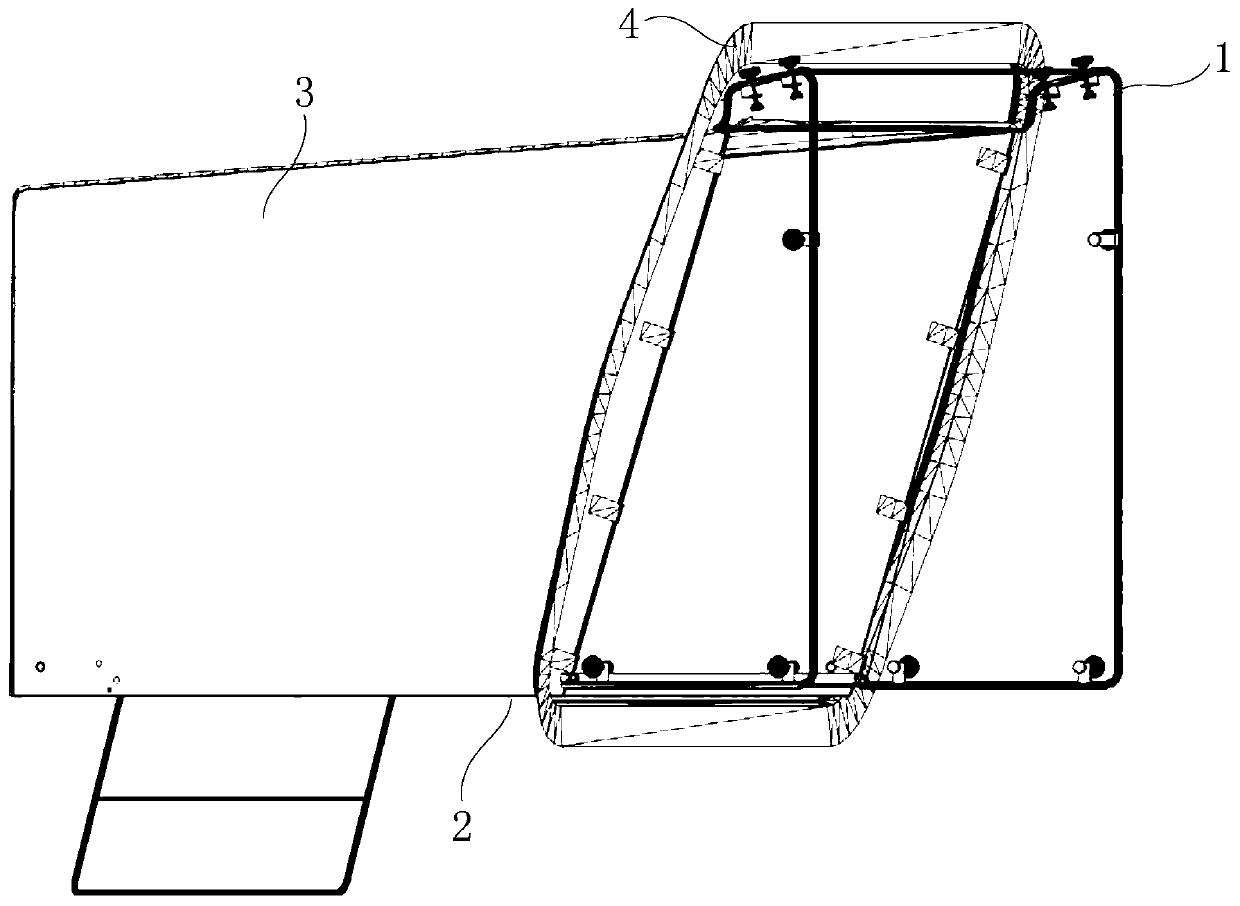 Space expansion structure accommodated at tail of automobile