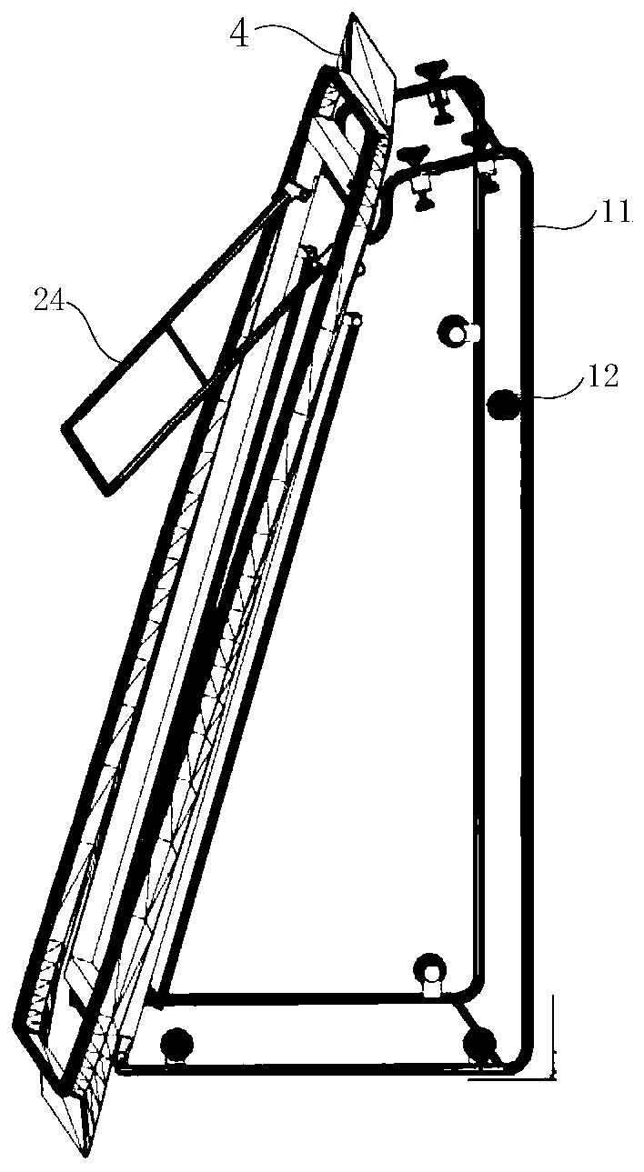 Space expansion structure accommodated at tail of automobile