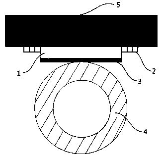 Nickel-based titanium nitride metal ceramic coating material and preparation method and application thereof