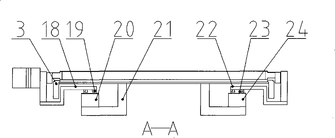 Silin bottle automatic drawing mechanism used for freeze-drying machine