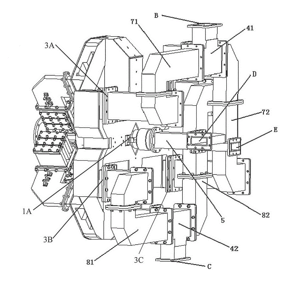 Dual-frequency dual-polarized feed assembly in C frequency band