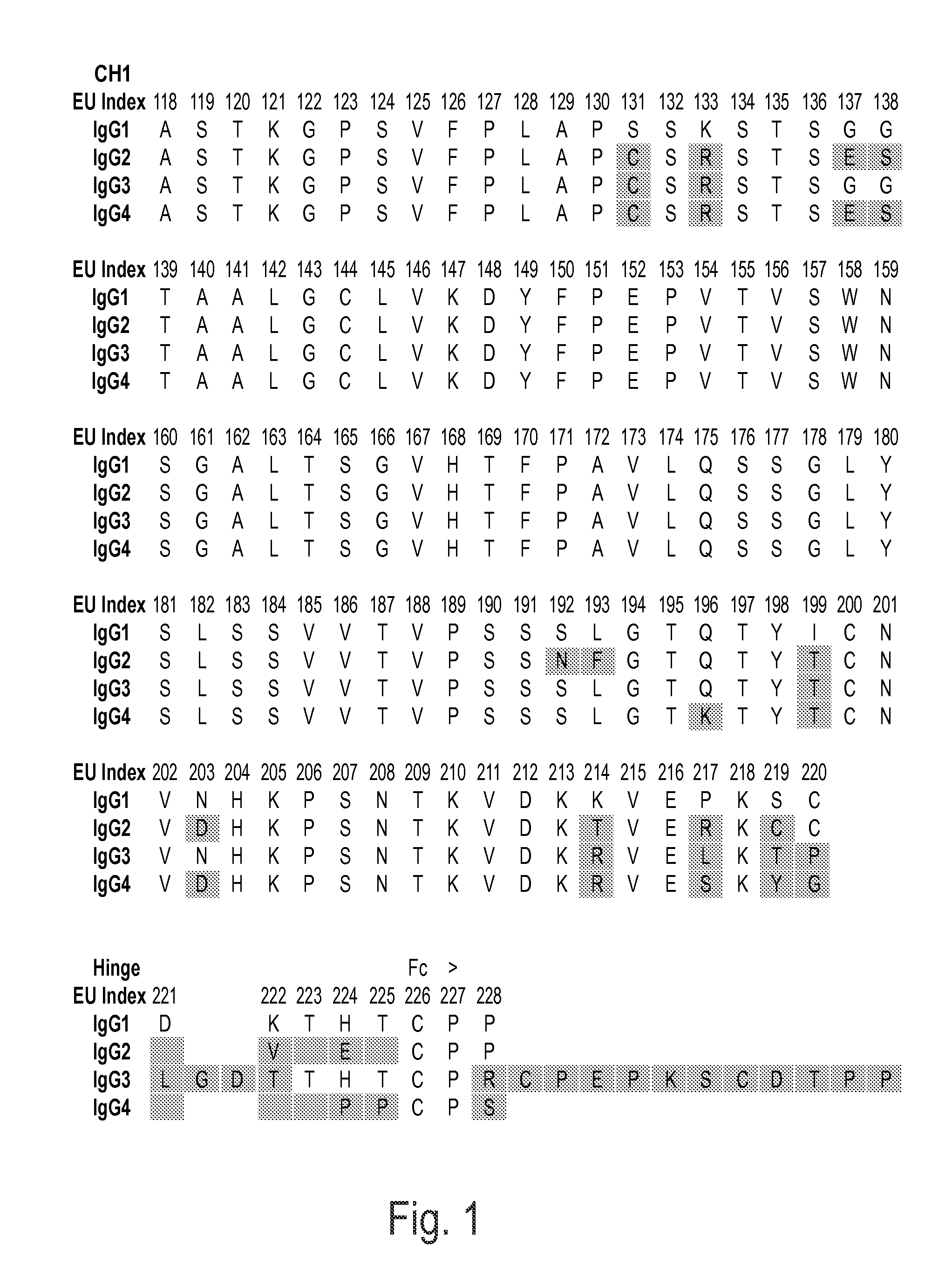 Immunoglobulins insertions, deletions, and substitutions