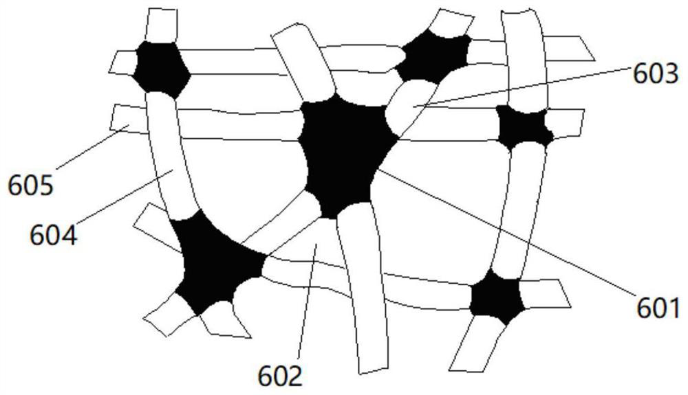 Heat transfer printing method and equipment for fiber texture network sandwich