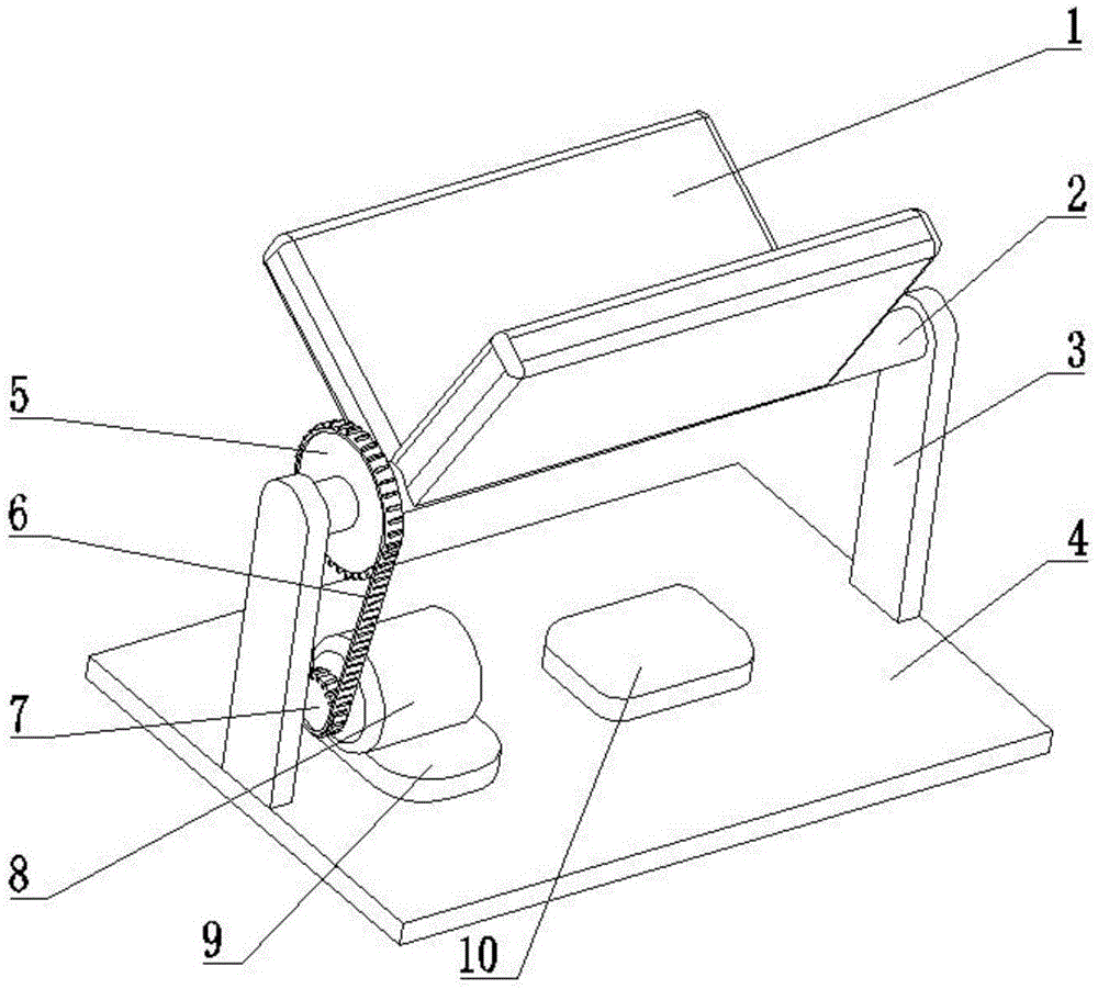 Novel chain wheel turnover equipment