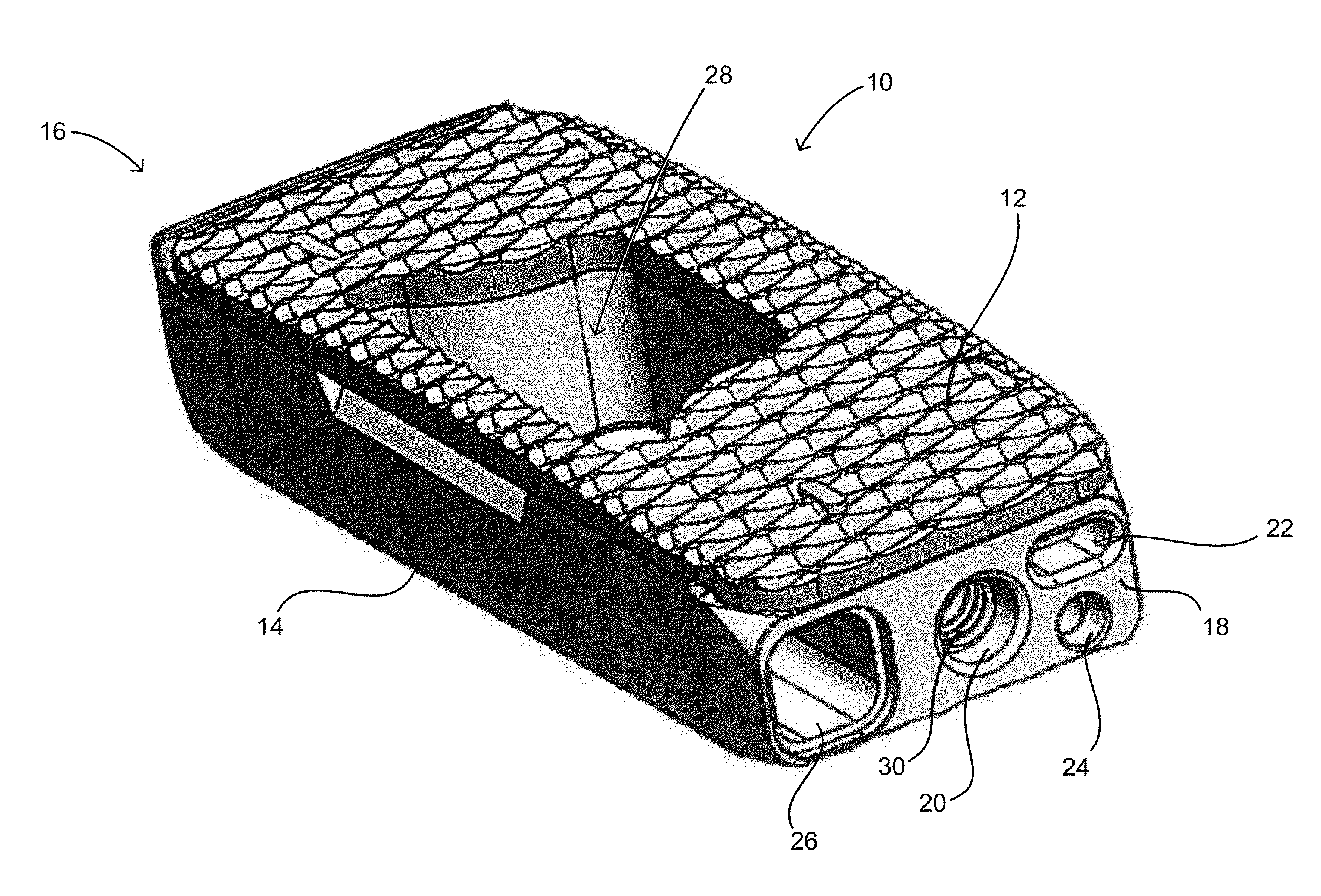 Structurally supporting insert for spinal fusion cage