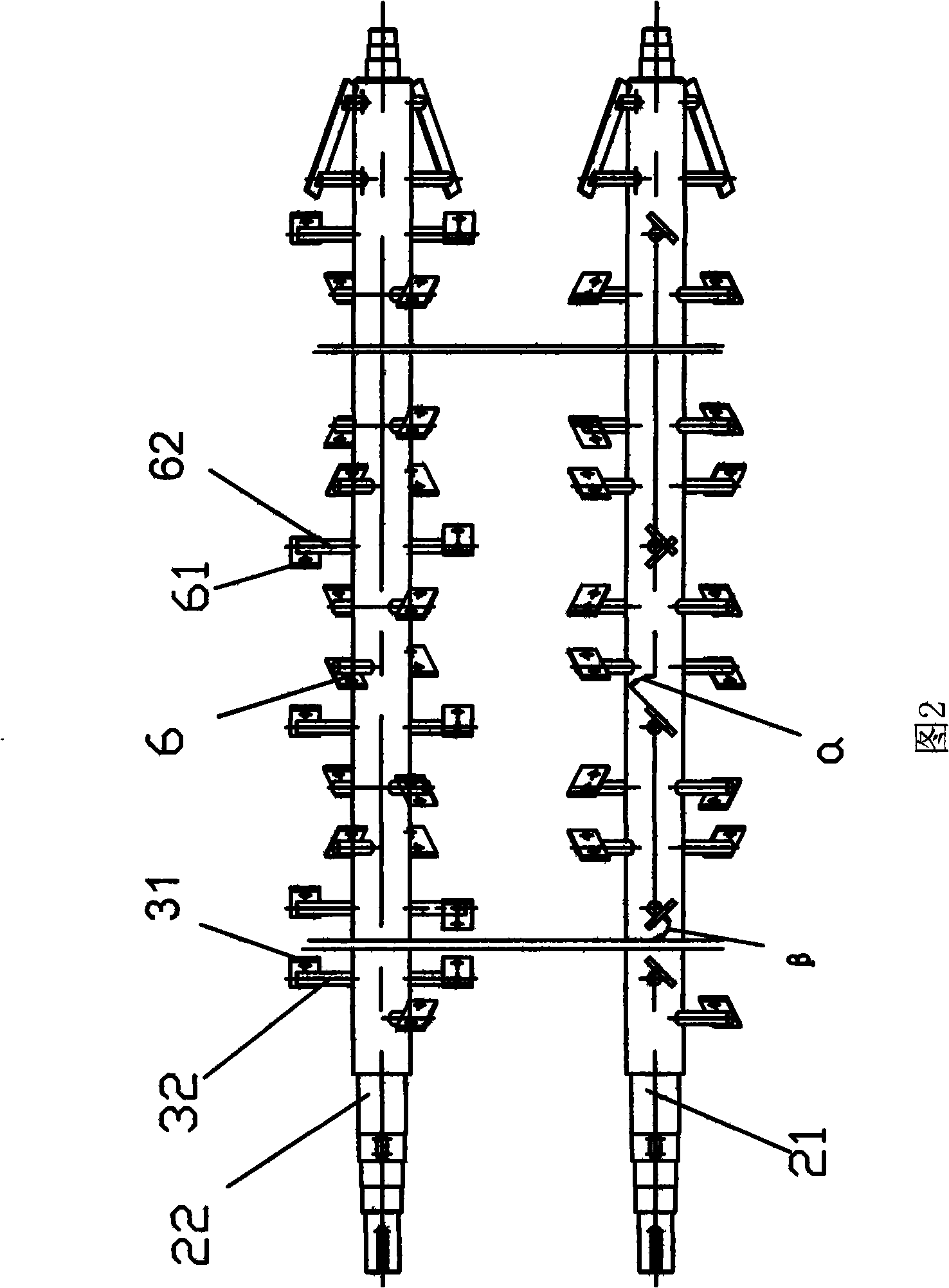 Stirring cylinder of cold-regeneration stirring apparatus for asphalt mixture