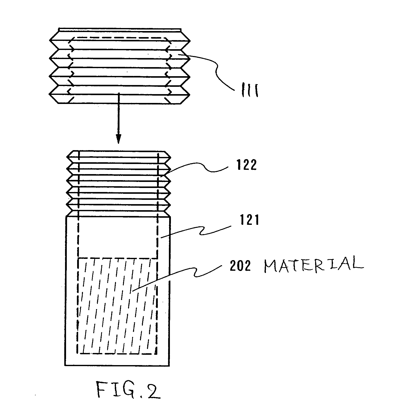 Evaporation container and vapor deposition apparatus