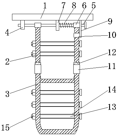 Hydraulic lifting platform