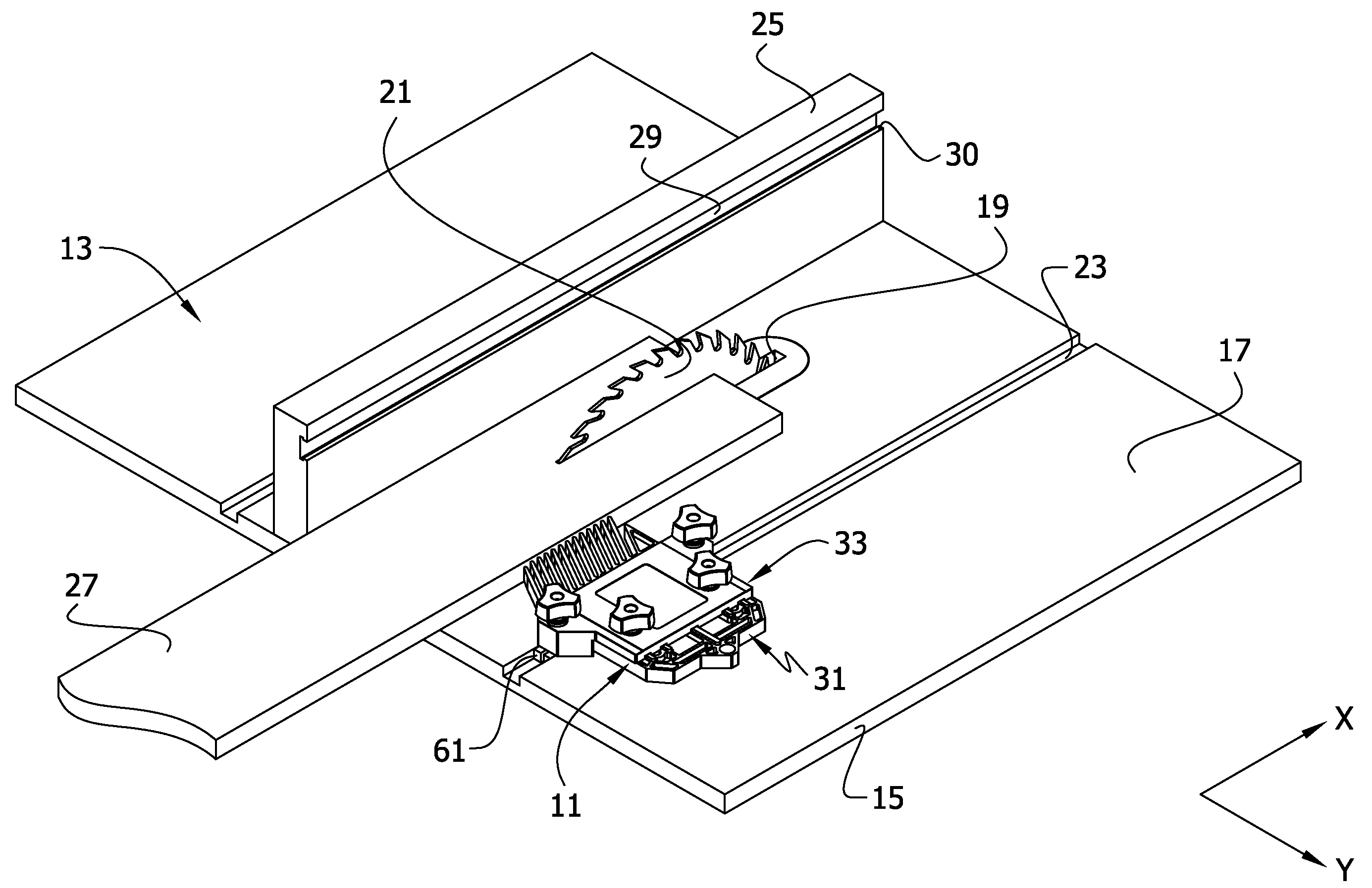 Featherboard assembly