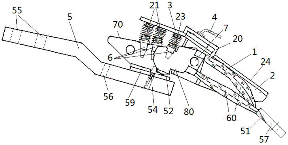 Contact system of circuit breaker