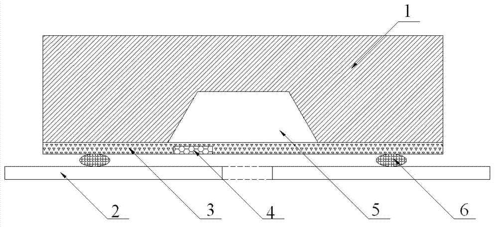 Piezoresistive pressure sensor chip adopting face down bonding and preparing method thereof