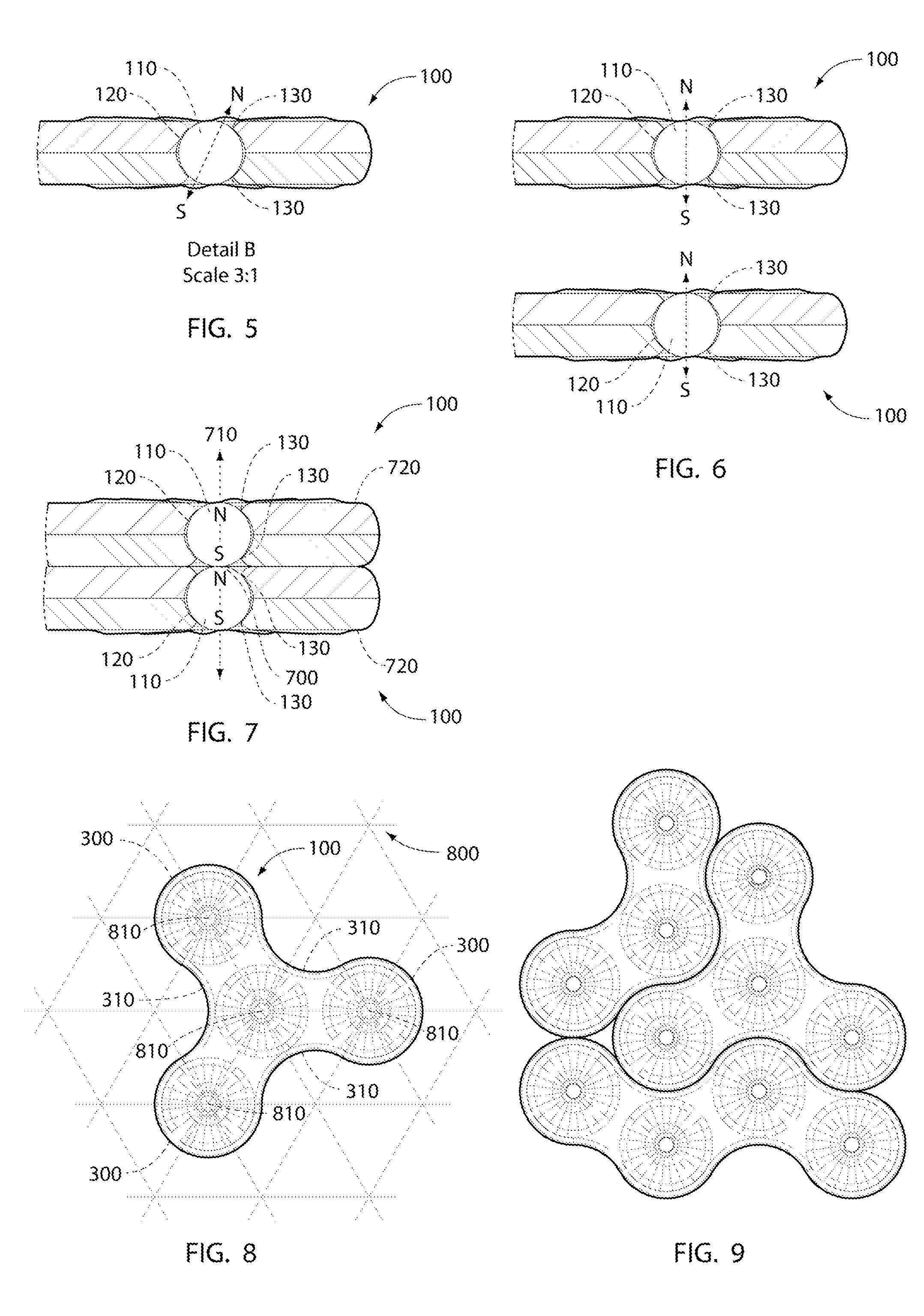 Magnetic construction system and method