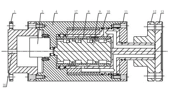 Rotary valve type large torque hydraulic corner self-servo valve