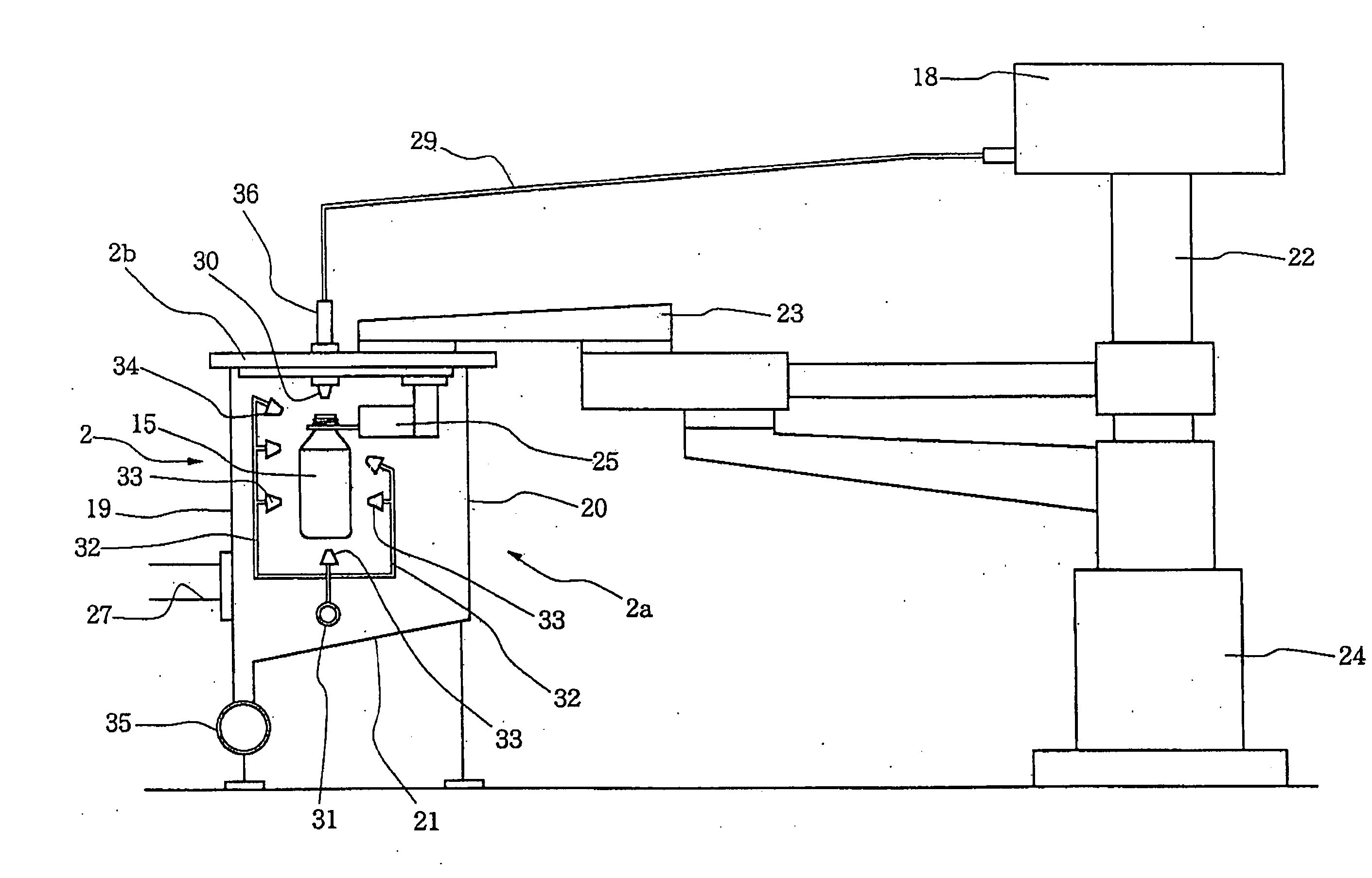 Method and apparatus for sterilizing a container