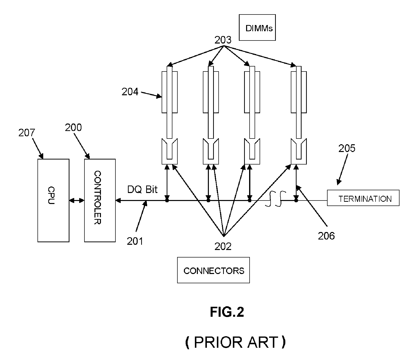 Active dual in line memory module connector with re-driven propagated signals