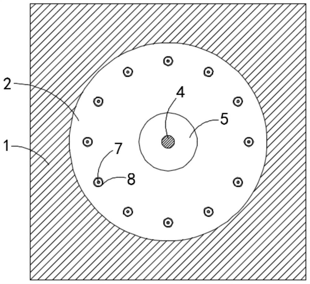 A vibrating positioning tactile floor tile