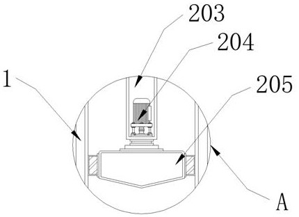 Efficient automatic cleaning device for distillation passage of U-shaped titanium sponge reactor