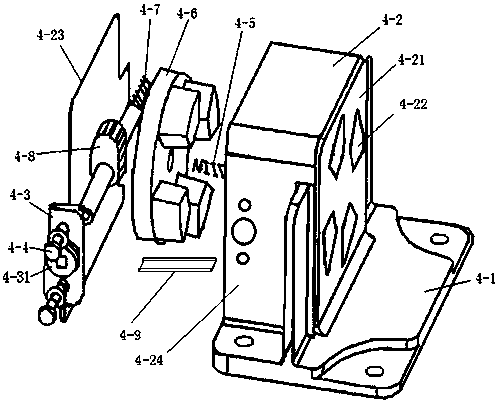 A jaw-type locking mechanism for an electric vehicle battery box