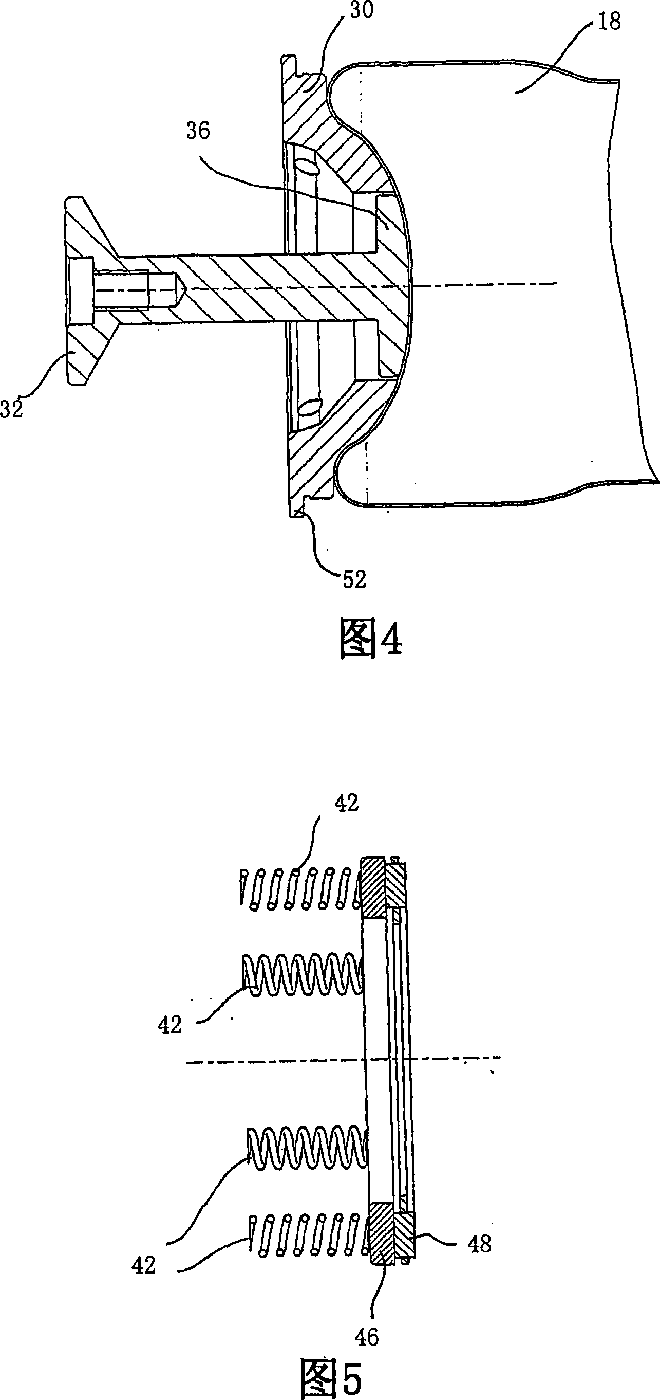 Device for the selective and progressive locking of metal containers