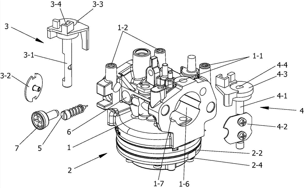 Power-improved diaphragm type carburetor