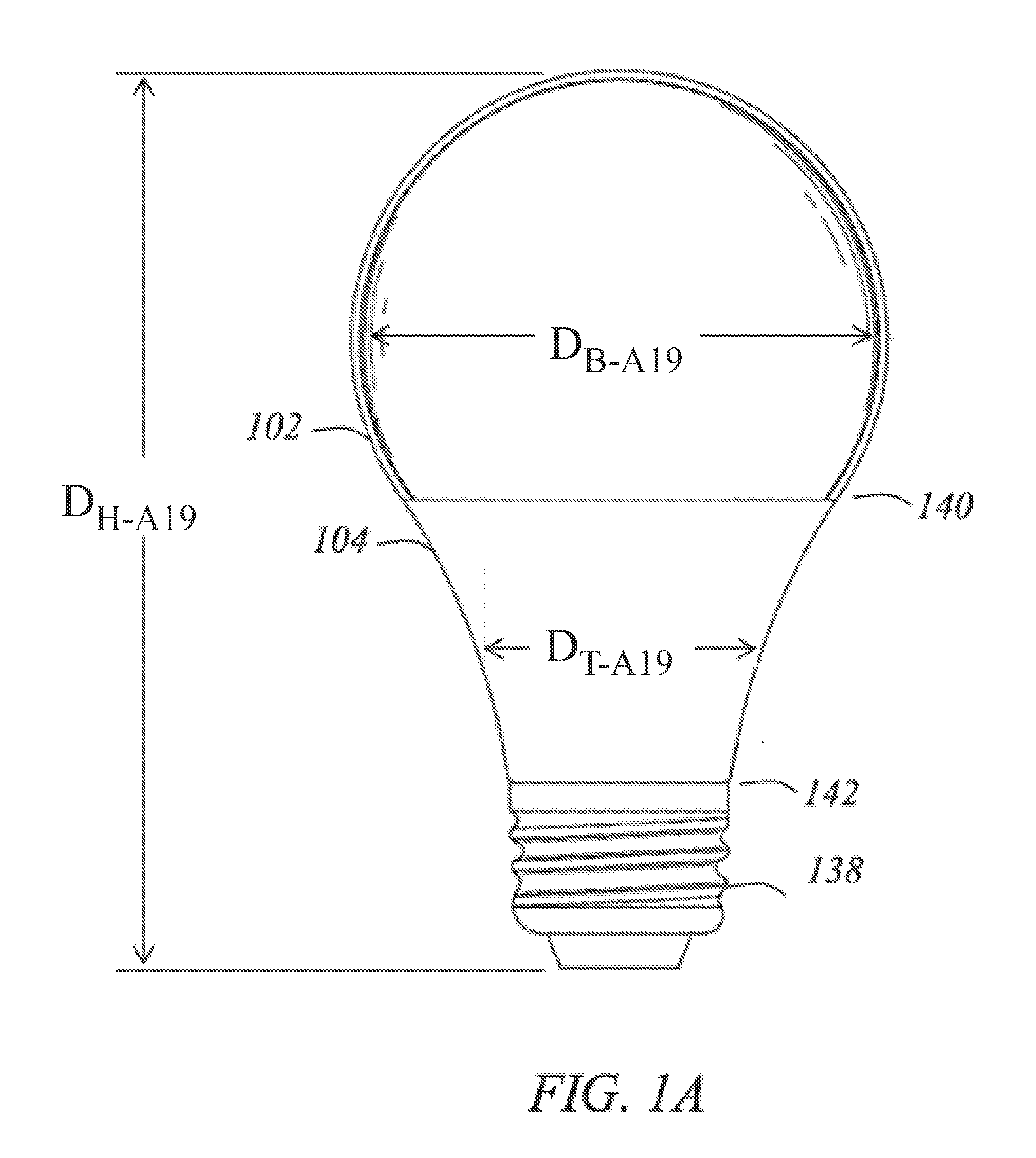 High frequency induction RF fluorescent lamp with reduced electromagnetic interference