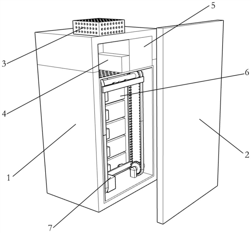 Intelligent low-voltage power distribution cabinet capable of being remotely controlled