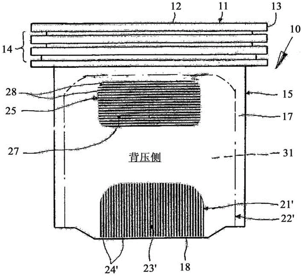 Pistons for internal combustion engines