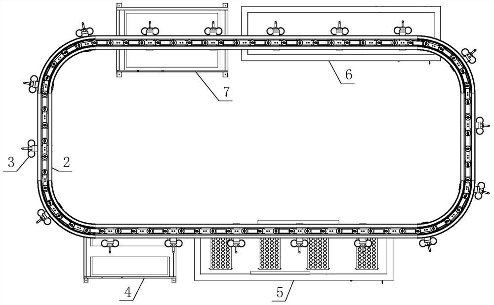 Automatic suspension running water cleaning integrated equipment for slaughtering