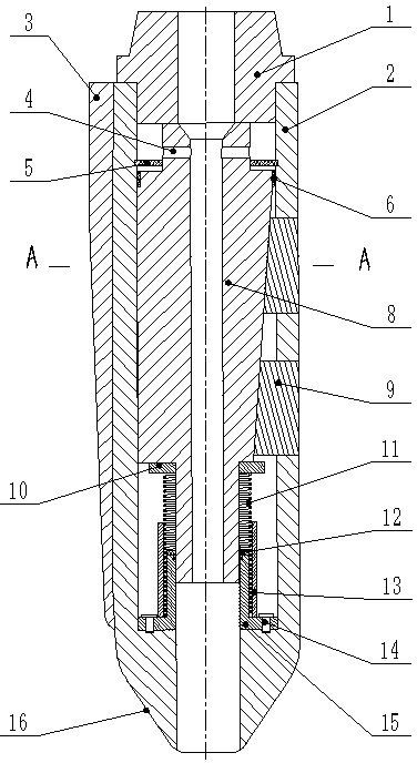 Novel underground controllable casing pipe shaping device