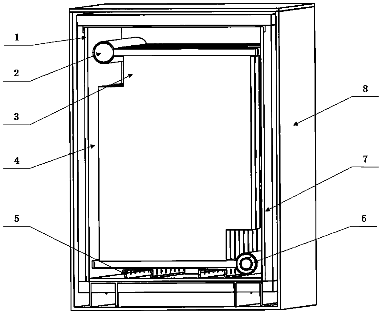 Movable phase change heat storage and cold storage device