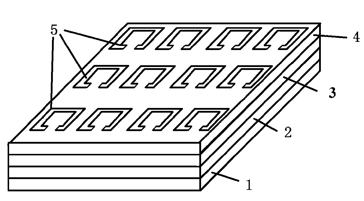 Composite structure based on metamaterials and semiconductor low dimension quantum materials and application thereof