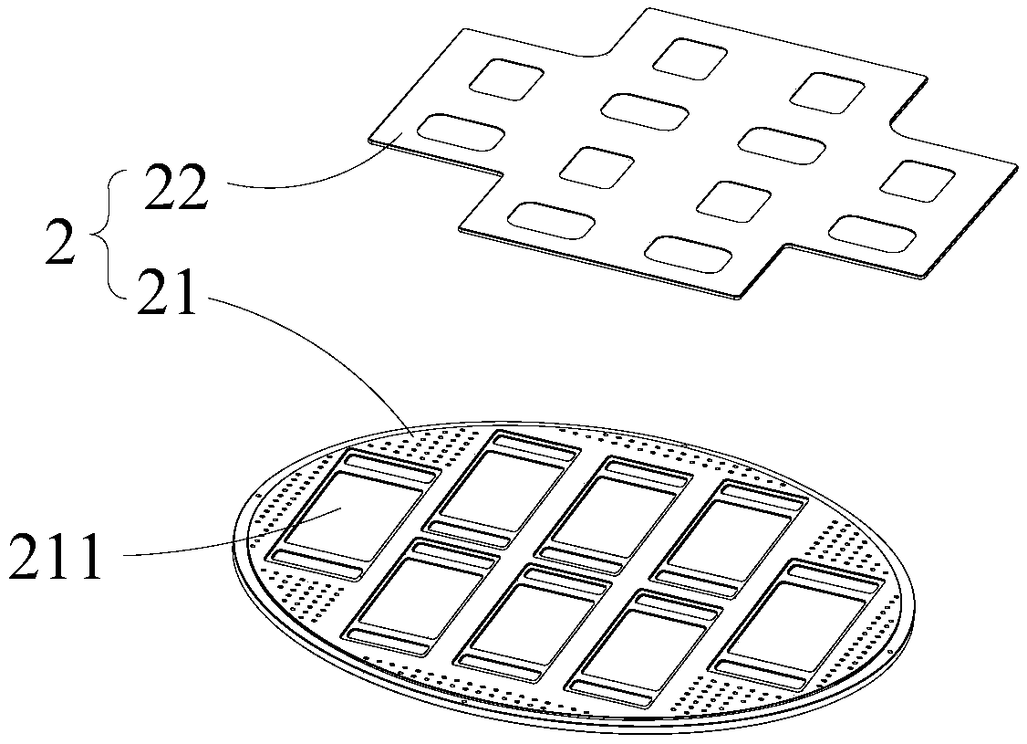 PVD (physical vapor deposition) coating feeding and discharging system