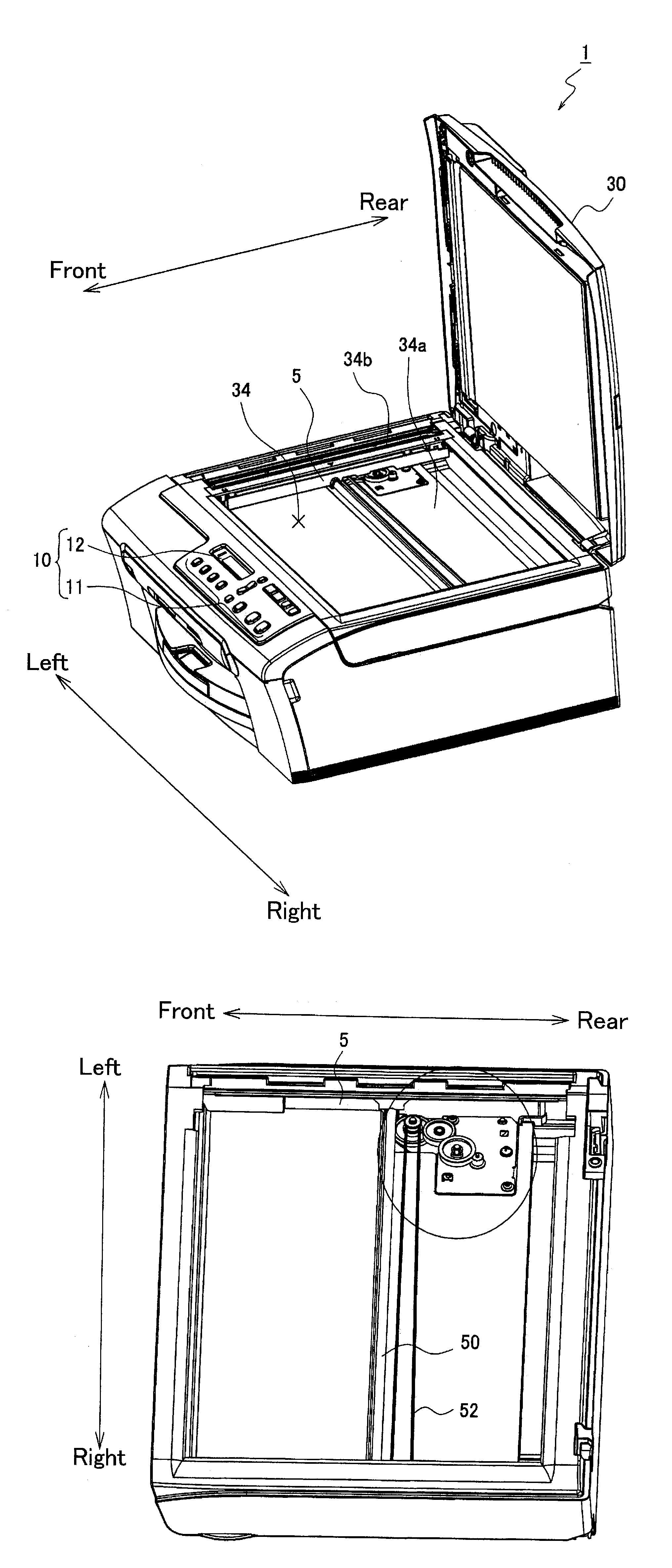 Driving device and scanner