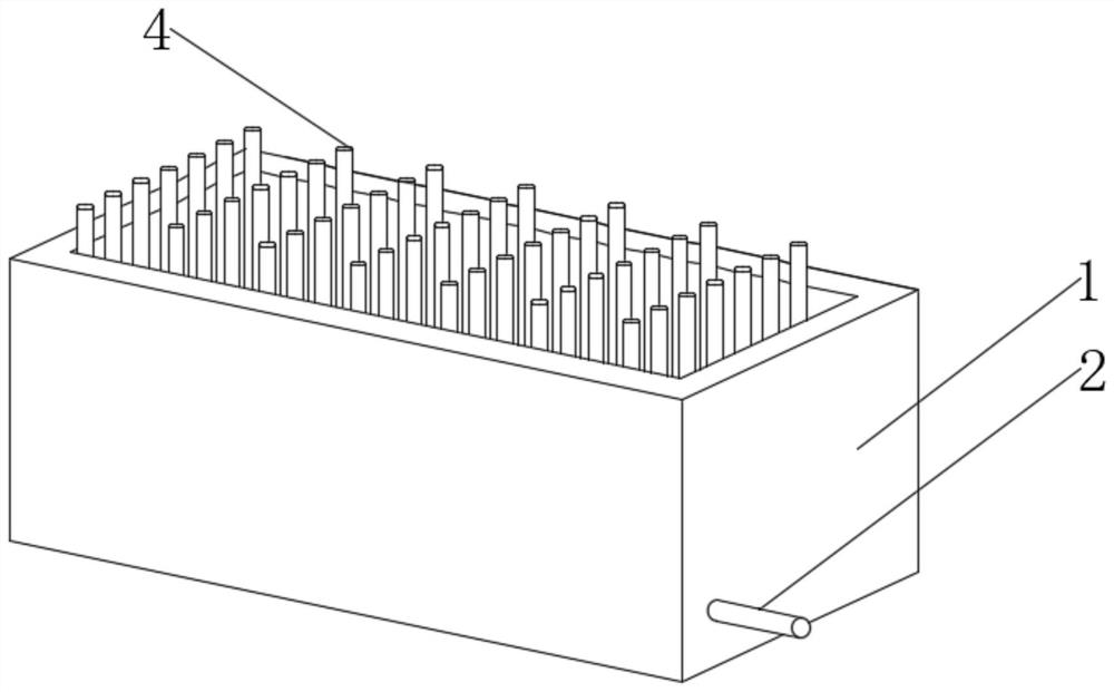 Rotary textile wastewater treatment device and use method