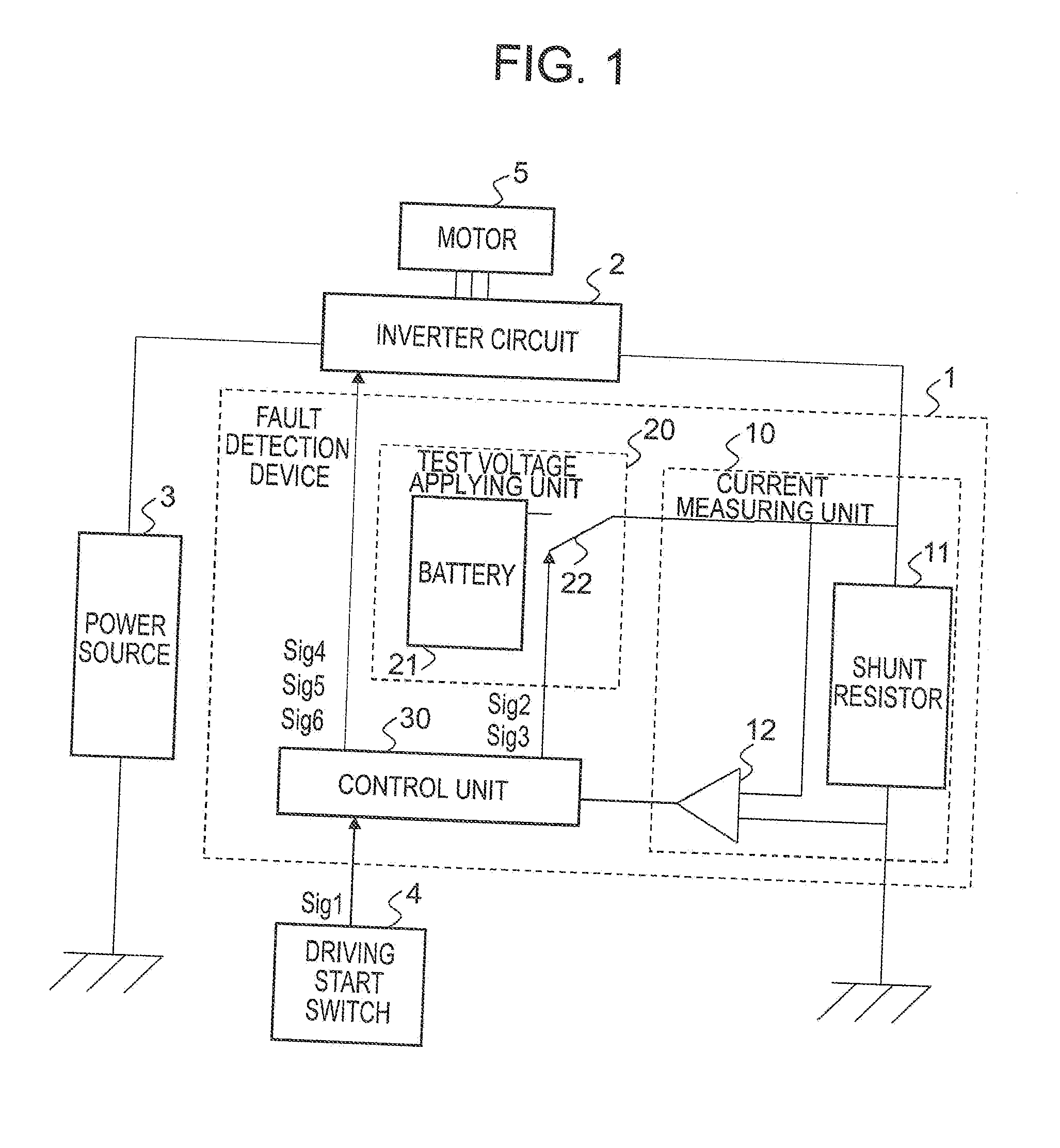 Fault Detection Device For Inverter System